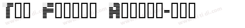 The Fourth Avenue字体转换